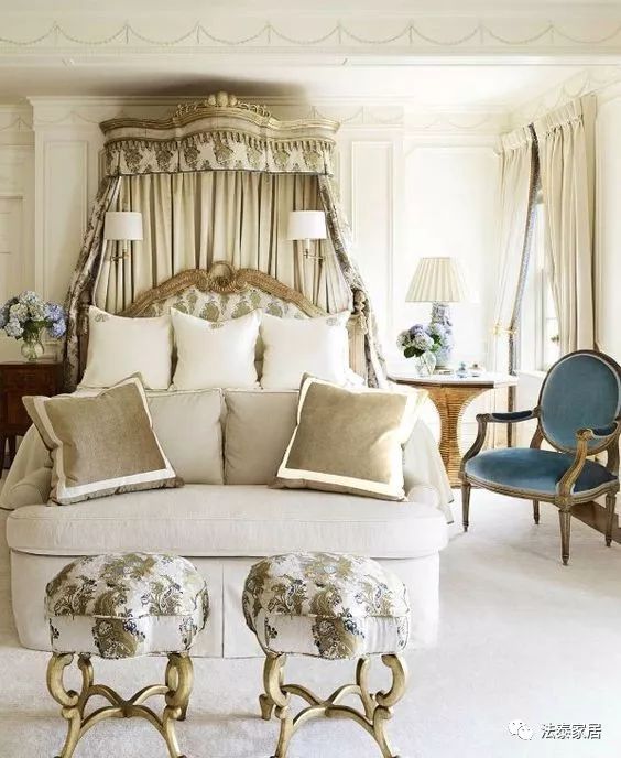 床幔一整套,床帘一体式布置