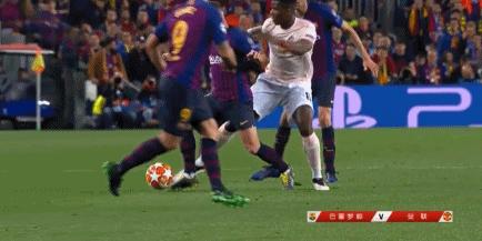 博格巴对阵巴萨,博格巴对巴萨