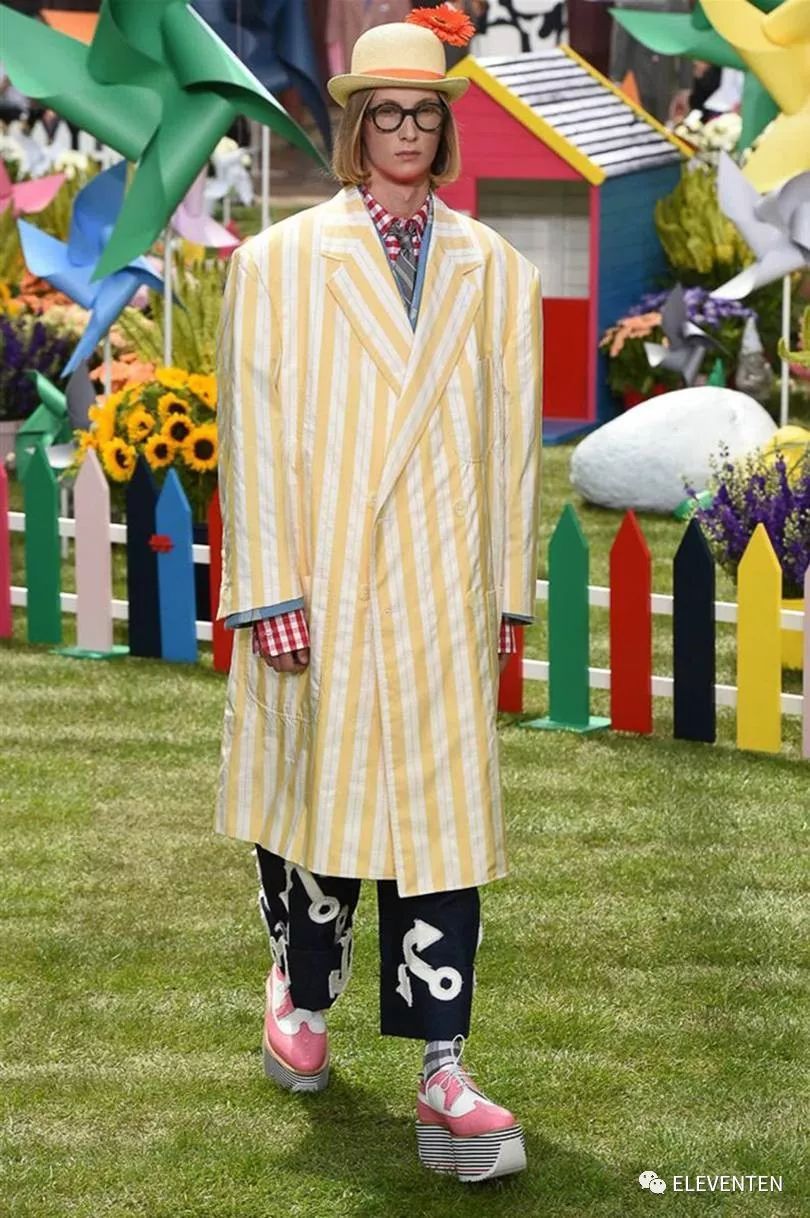 thombrowne2018男装,ThomBrowne2018春夏男装闭场造型