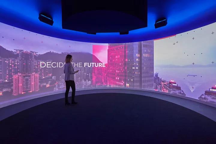 科技新视界混合云数据NetApp森尼维尔沉浸式体验中心设计欣赏