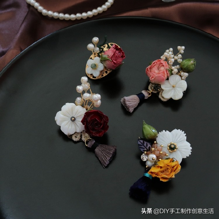 永生花99朵手工,永生花陶瓷饰品