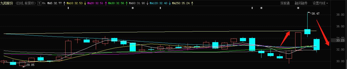 九阳股份这二年为啥股价一直跌,九阳股份这只股票怎么了