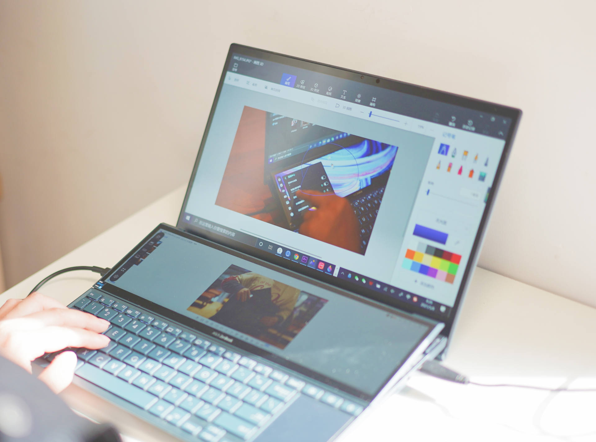 华硕灵耀x双屏pro和rog冰刃双屏,华硕灵耀x双屏i7独显笔记本评测