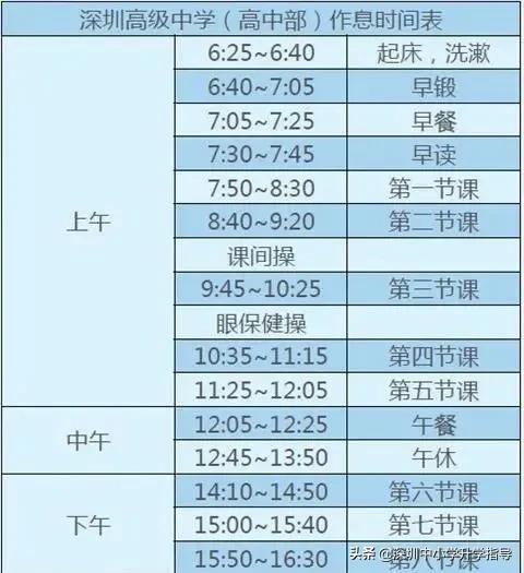 深圳高中住宿条件一览,深圳高中哪所的食宿条件好