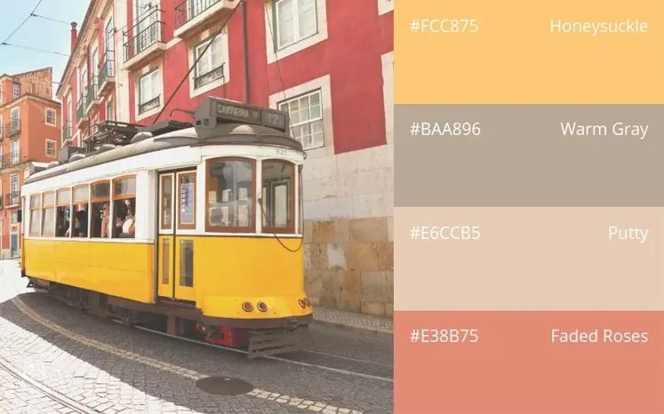 100种颜色组合及如何应用（三、旅行篇）