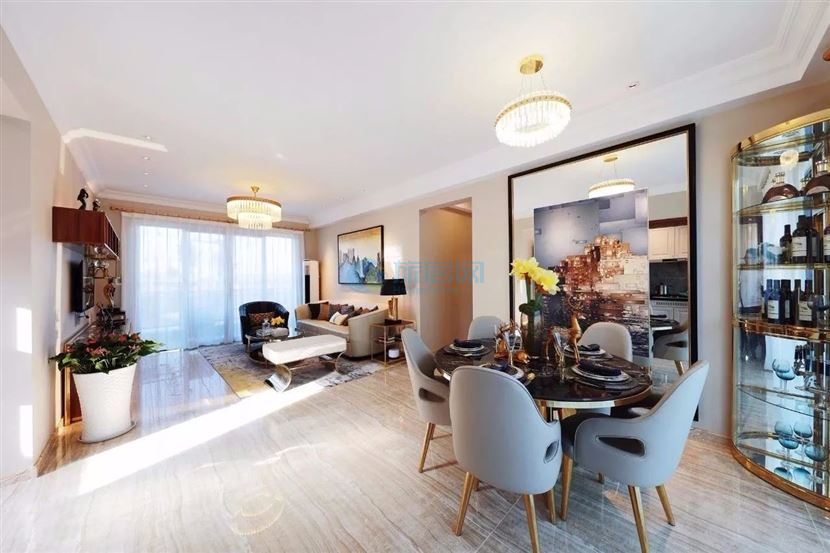 碧桂园剑桥郡中间套轻奢极简风,碧桂园剑桥郡临桂100平