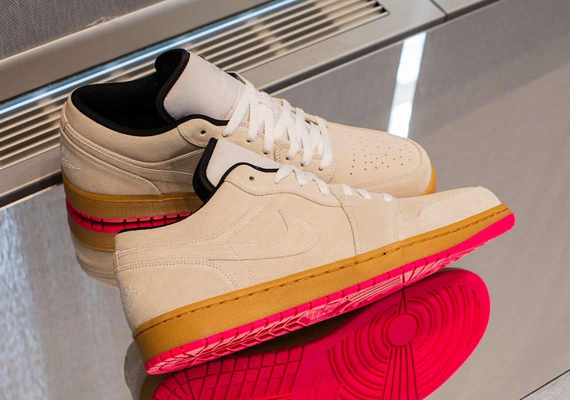 最新aj1黑紫低帮,aj1新黑红脚趾开箱视频