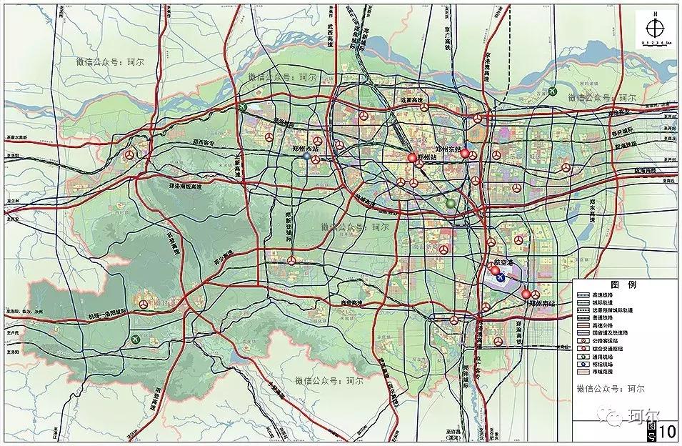 连霍高速郑州段最新规划图,郑州连霍高速北移最新地图