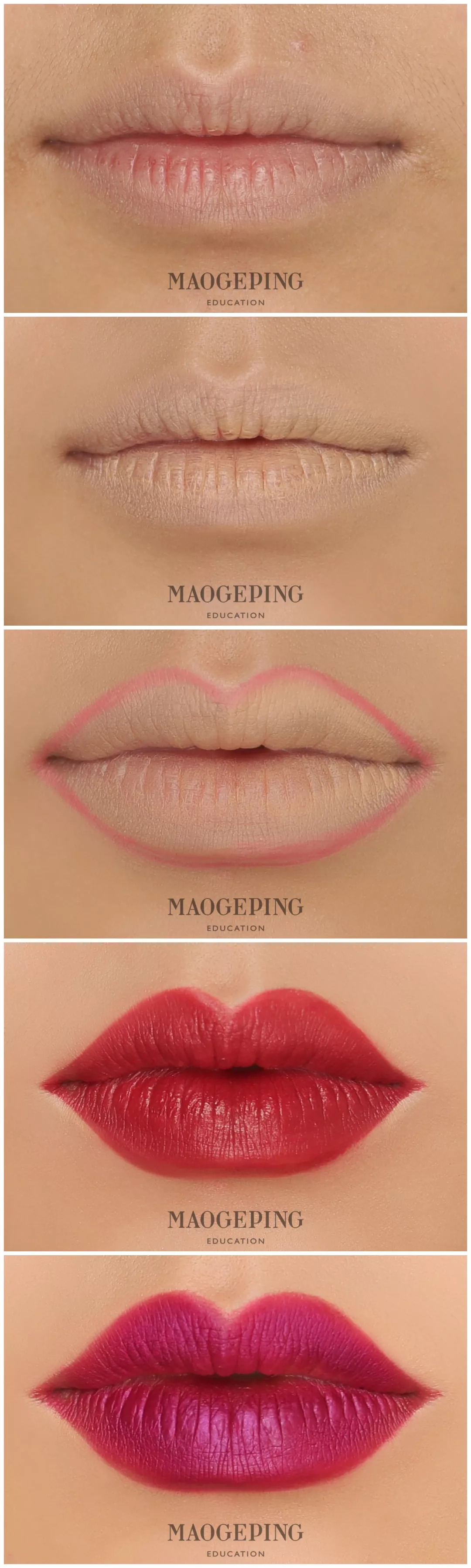 买了口红不会涂,买了很多口红没一个好看的