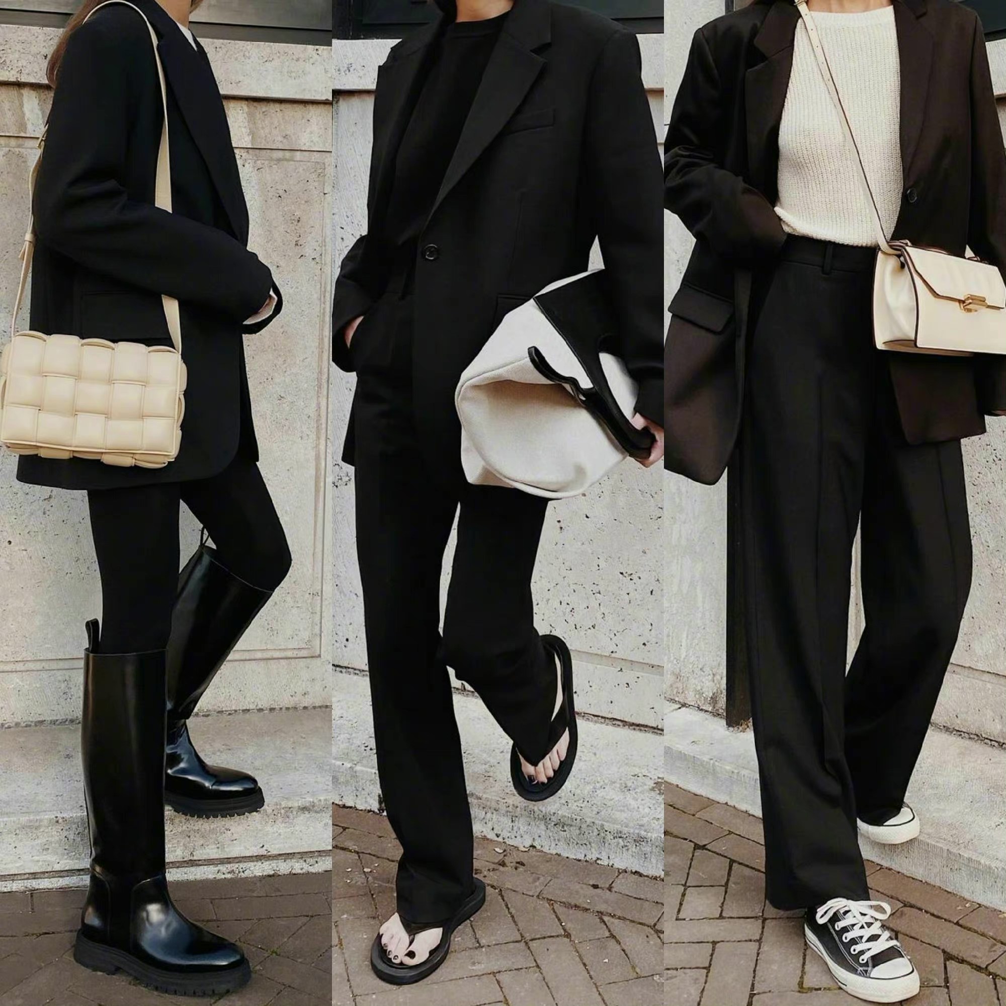 西装裤简单,简单西装裤搭什么衣服