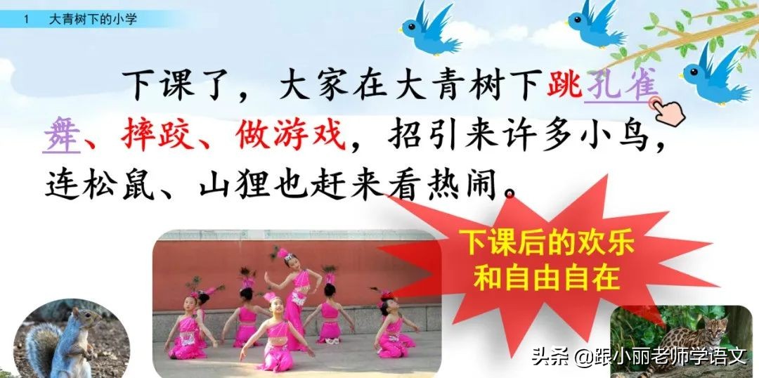 大青树下的小学重要背诵内容,大青树下的小学重点知识点