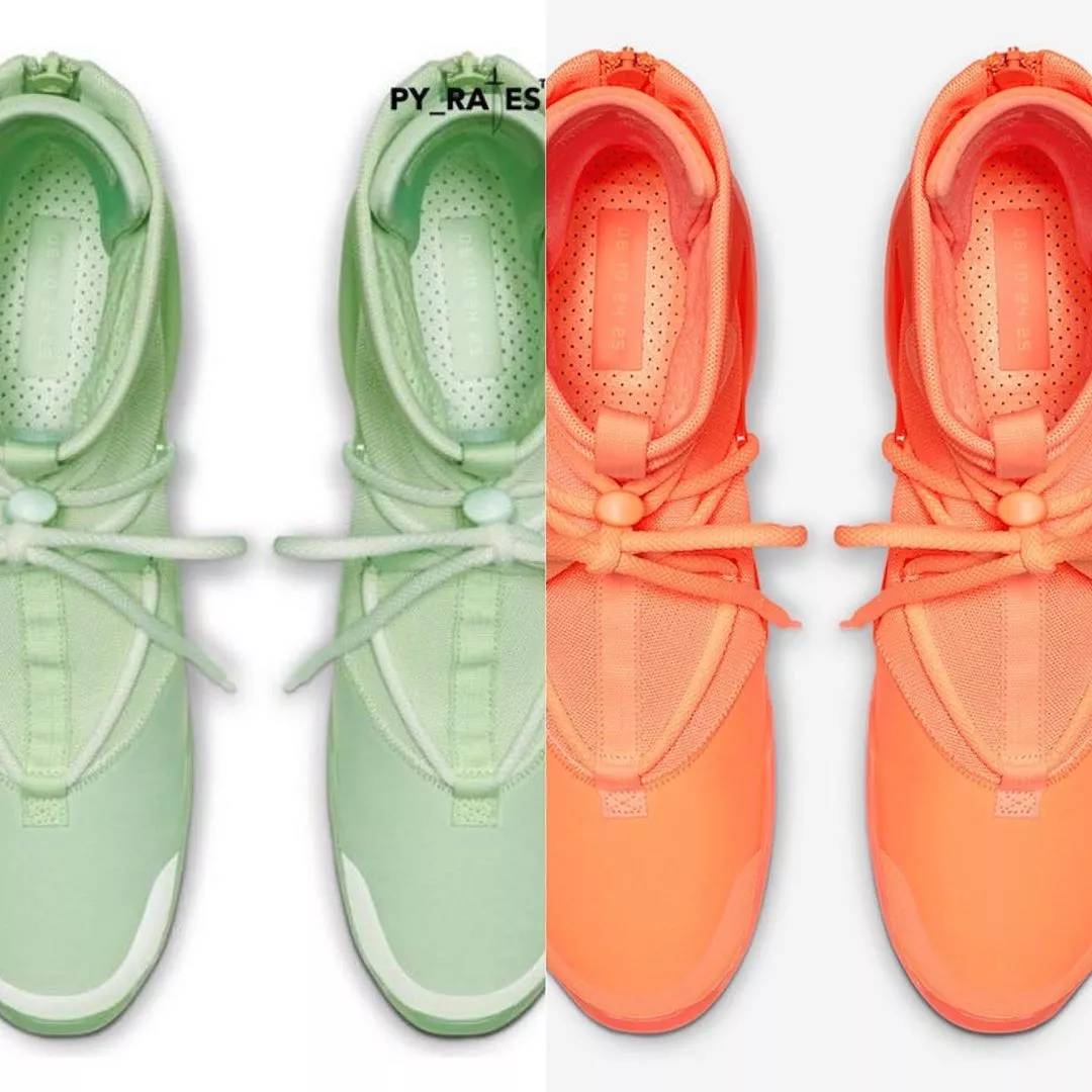 nikeairfearofgod1黄色,nikeairfearofgod1fog白灰