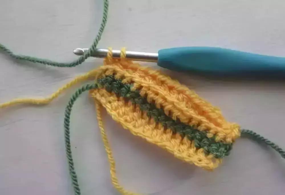 南瓜储物盒钩针教程,小南瓜卡子钩针教程