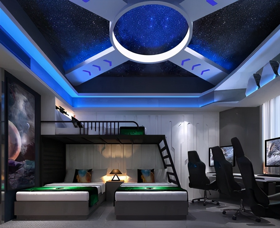 开黑房间设计,房间怎么设计不占空间