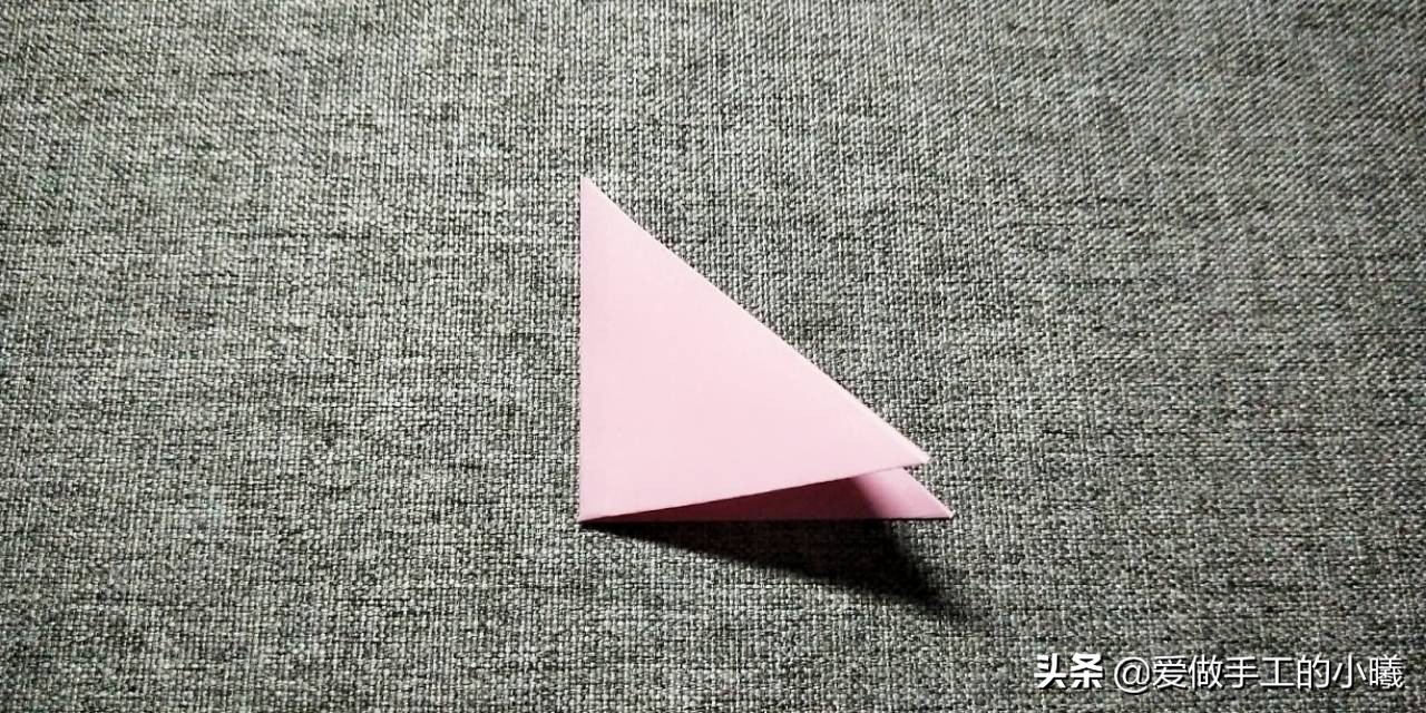 幼儿园五瓣花折纸,立体五瓣樱花折纸