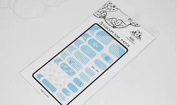 美甲小技巧贴甲片,简单美甲用贴纸