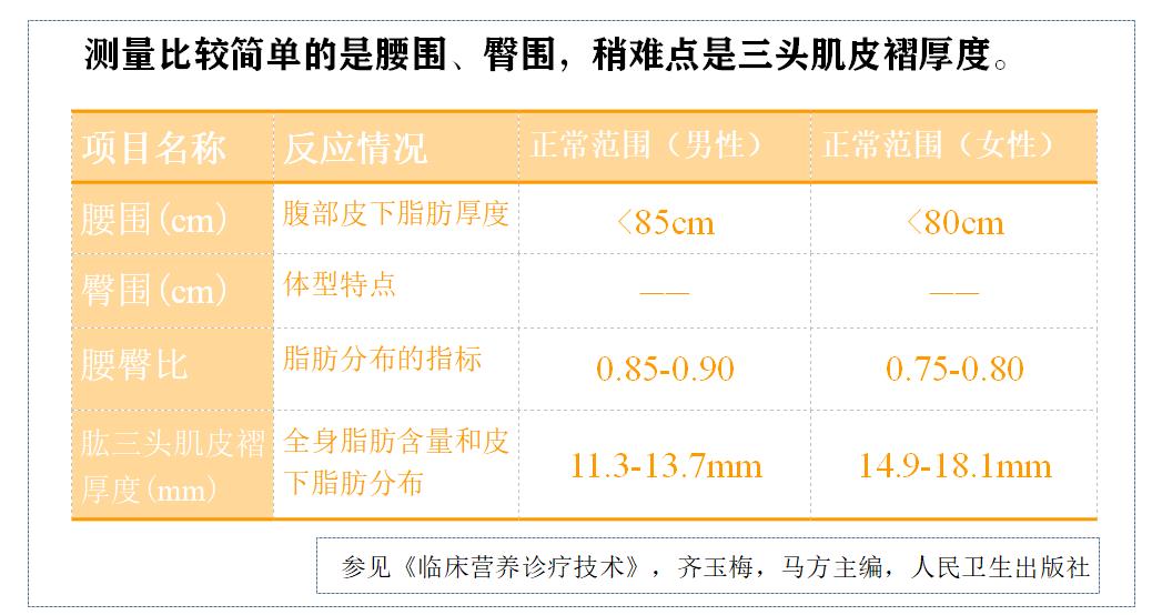 营养小常识之体脂判断
