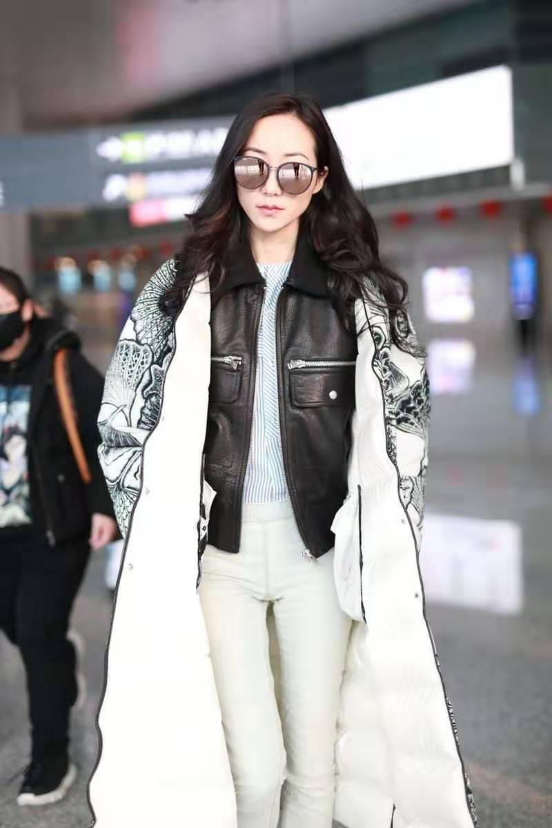 韩雪穿搭高级感,韩雪穿宽松外套