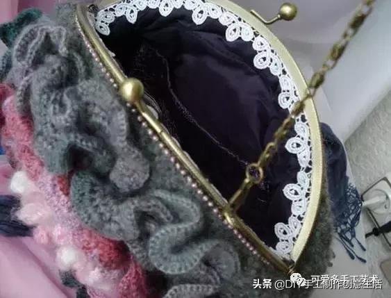 厉害了，极美爱尔兰钩花包包，看了这个才是真服气