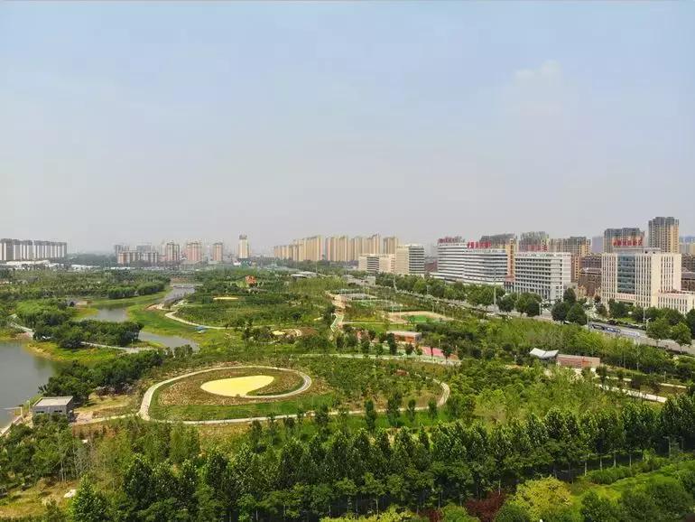 华建壹街区绿化,城市公园诗意生活