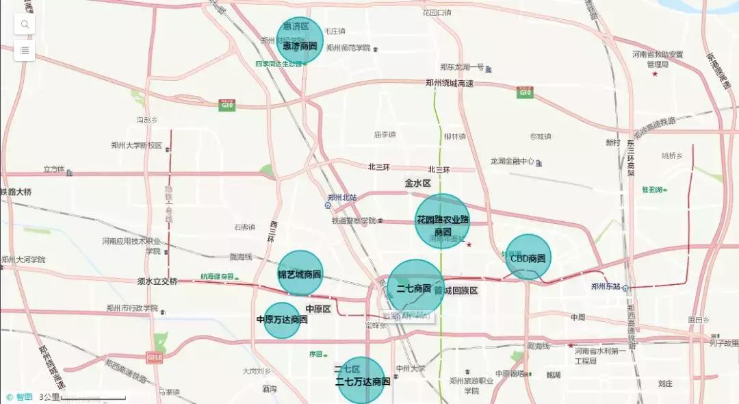 郑州一线商圈都有哪些,郑州商圈分析2020