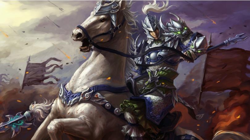 三国杀白马解析,三国杀赵云不死小强