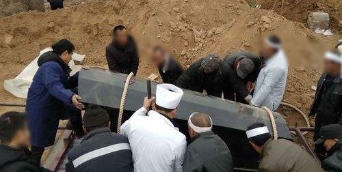 陕西铜川丧葬出纸仪式,丧葬开棺仪式