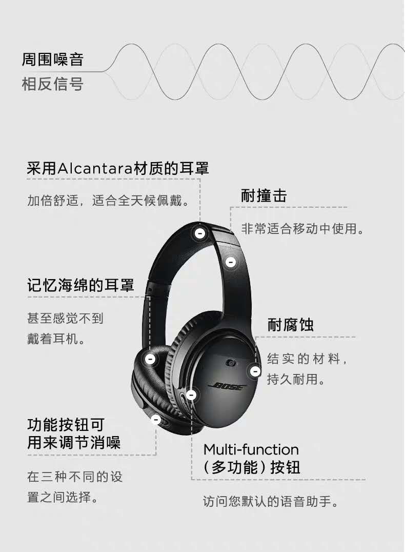 bose耳机头戴qc35测评,bose降噪耳机qc30和qc35