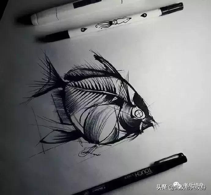 水墨纹身小图片大全,将军水墨风纹身汉字