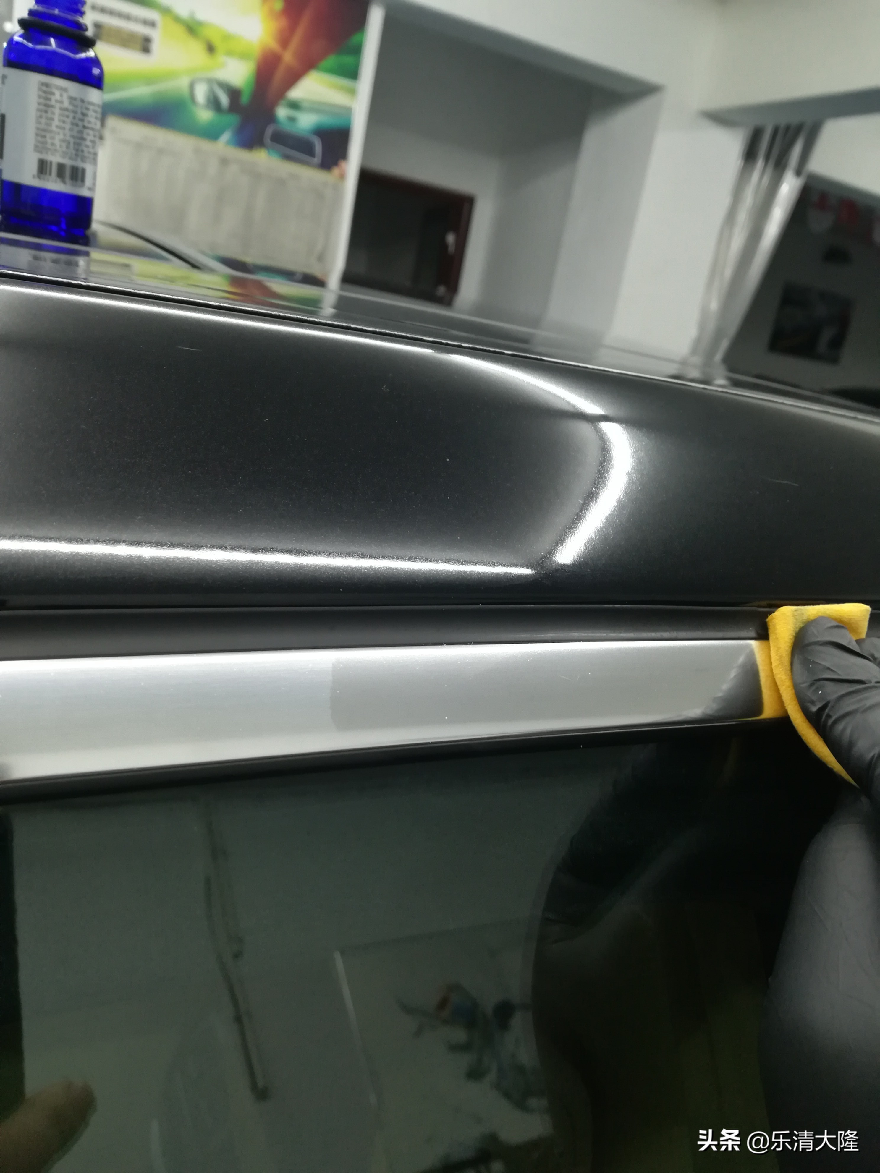 奔驰s350门边镀铬条,奔驰s350座椅清洗翻新