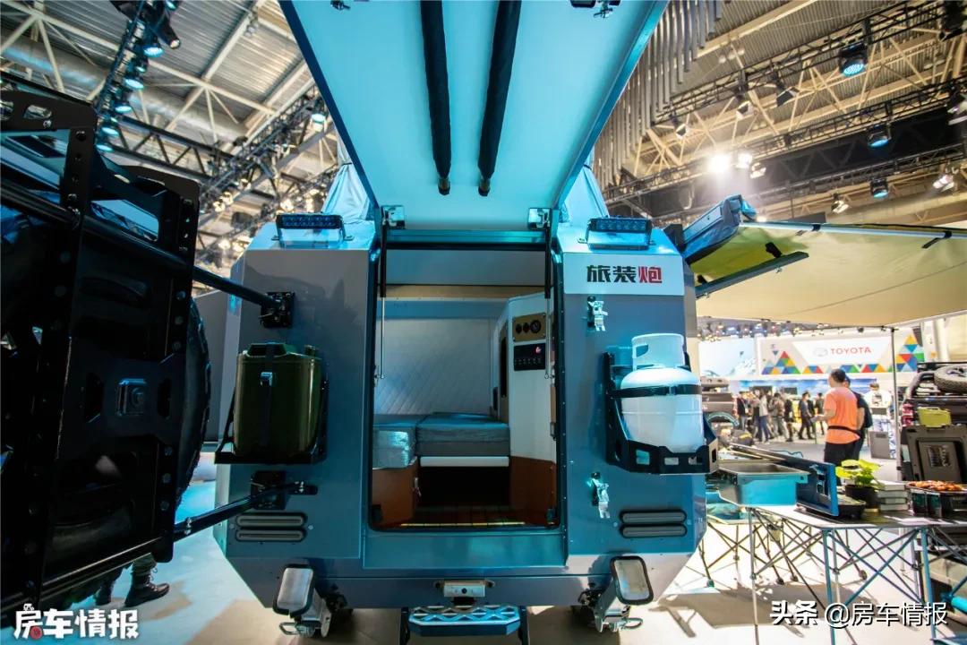 2022新款长城炮柴油版房车价格,最新款长城炮单排升顶房车