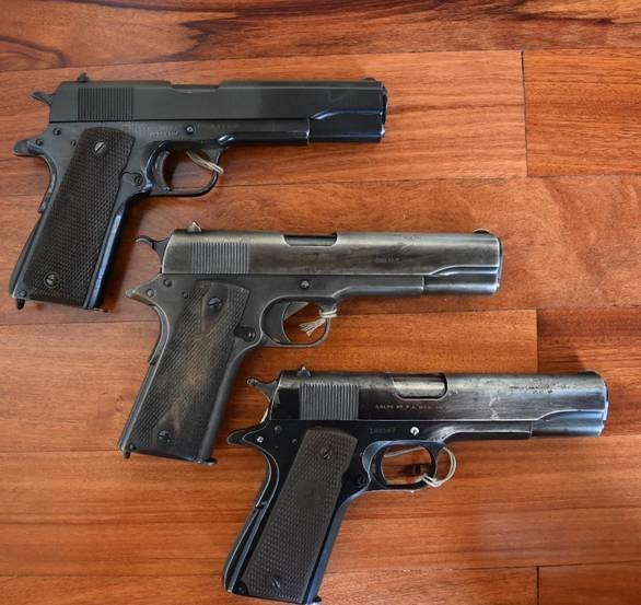 m1911手枪美国警察的手枪,m1911手枪美国还用吗