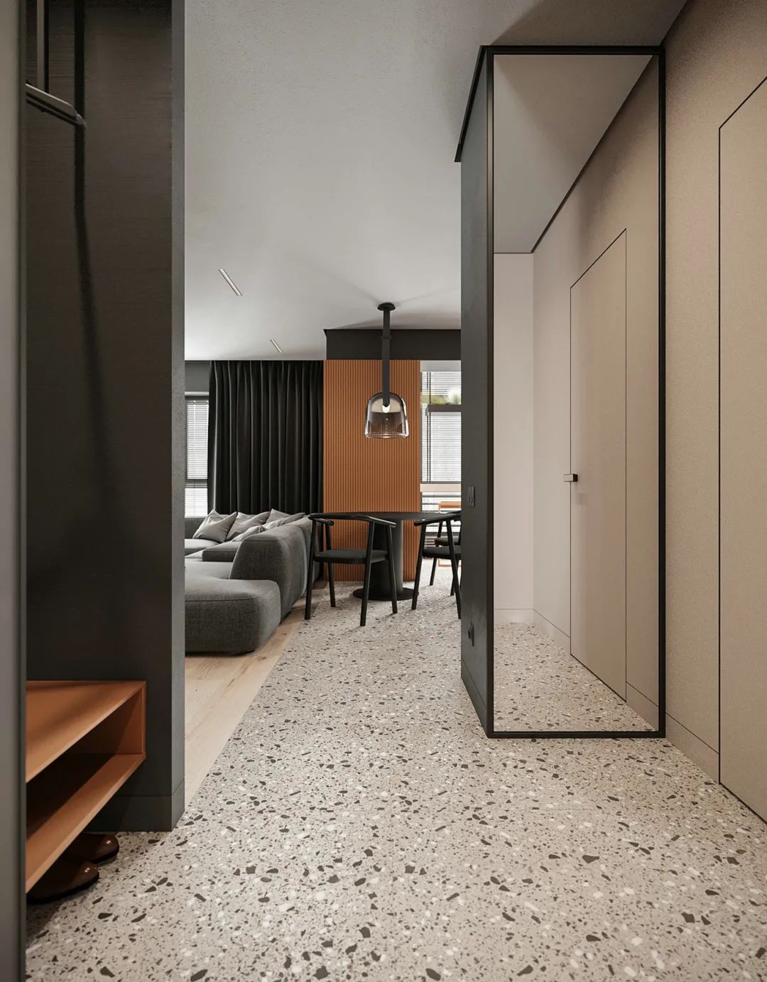 70平方现代简约高级灰,现代极简的高级灰简约风格