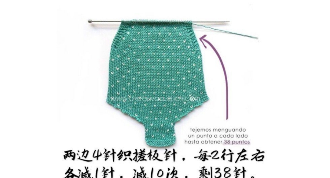 宝宝连体衣编织视频教程全集,从上往下织连体衣编织教程