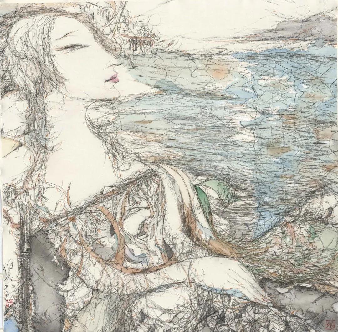 赵怡文中国画作品展,江苏书画院名家