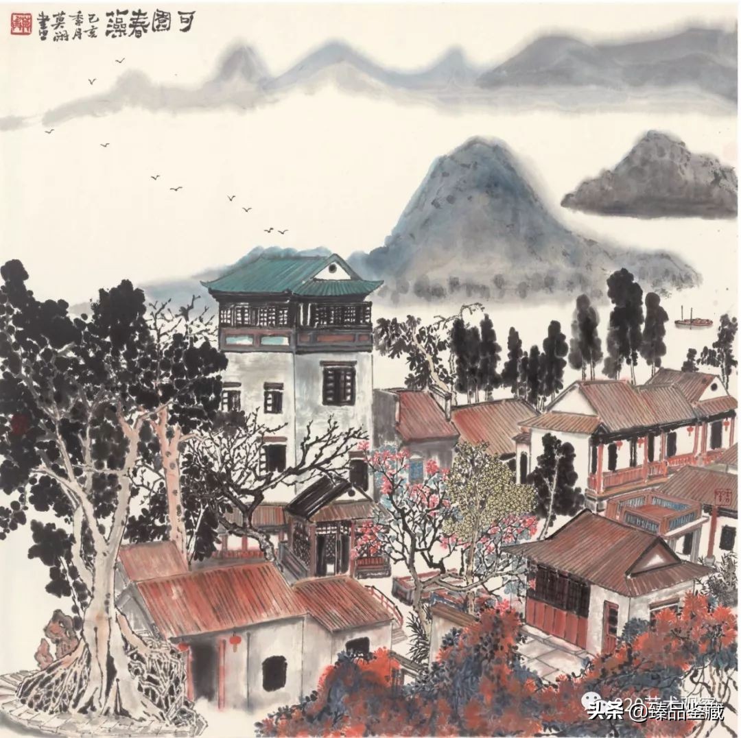 水墨花鸟画及赏析,中国画与西洋画赏析