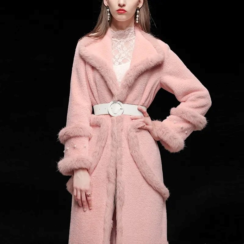 毛呢大衣女装大码中长款宽松显瘦,秋冬毛呢大衣这样穿