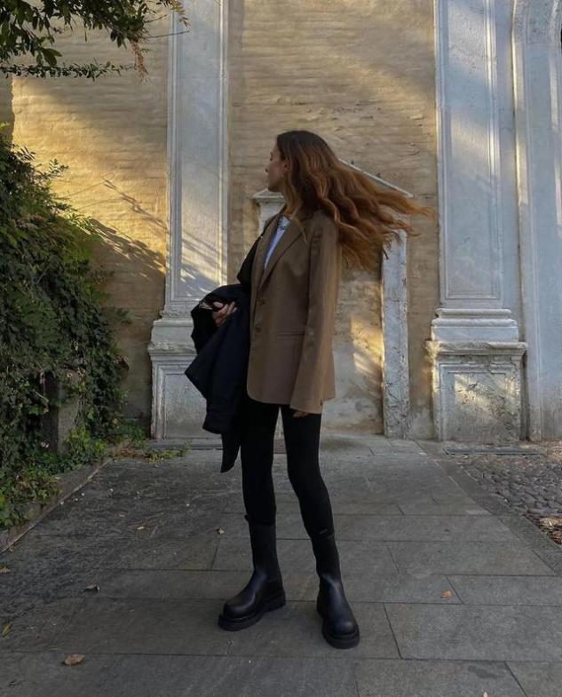 马丁靴穿起来不好看,马丁靴平底不增高百搭