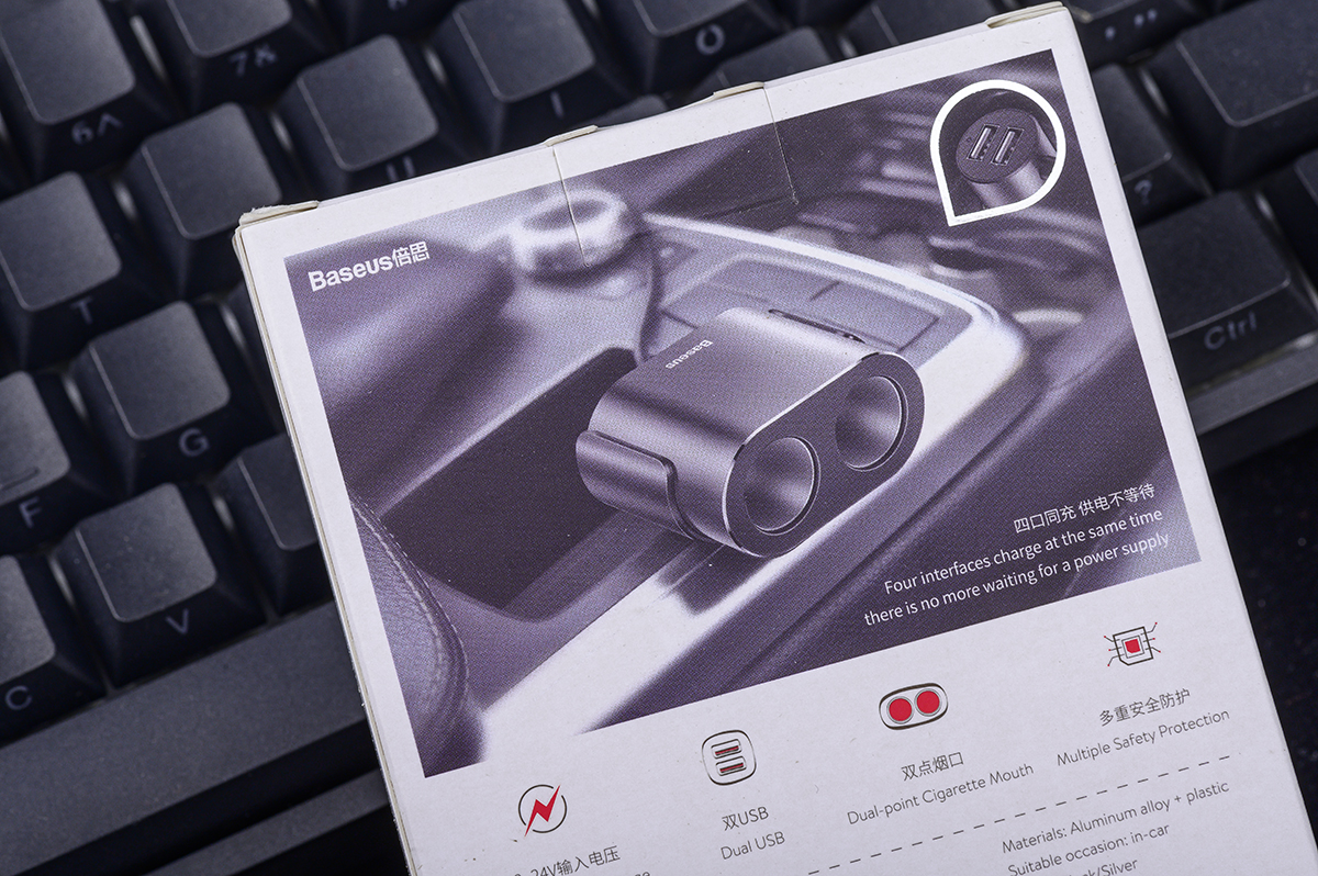 车载点烟插头改usb,倍思一拖三车载点烟器