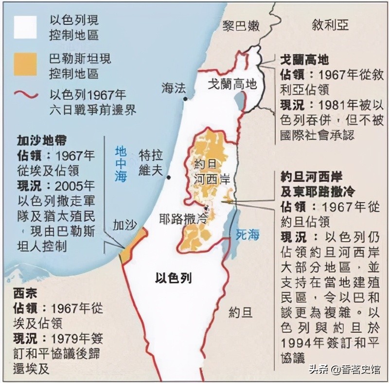 巴以冲突再起,双方的矛盾根源是什么?五次中东战争又在打什么?