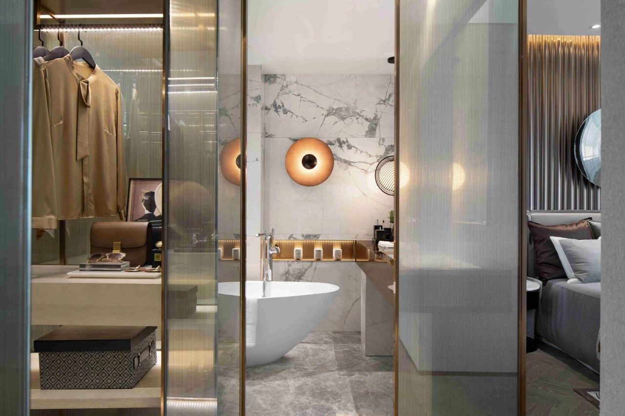 距离拥有一个爱马仕橙的家,不需要过多的费用,只需一片岩板设计