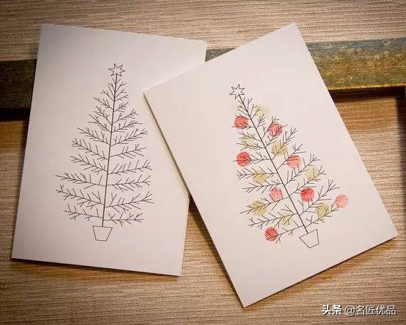 最简单的圣诞贺卡手工制作,手工作品太美了