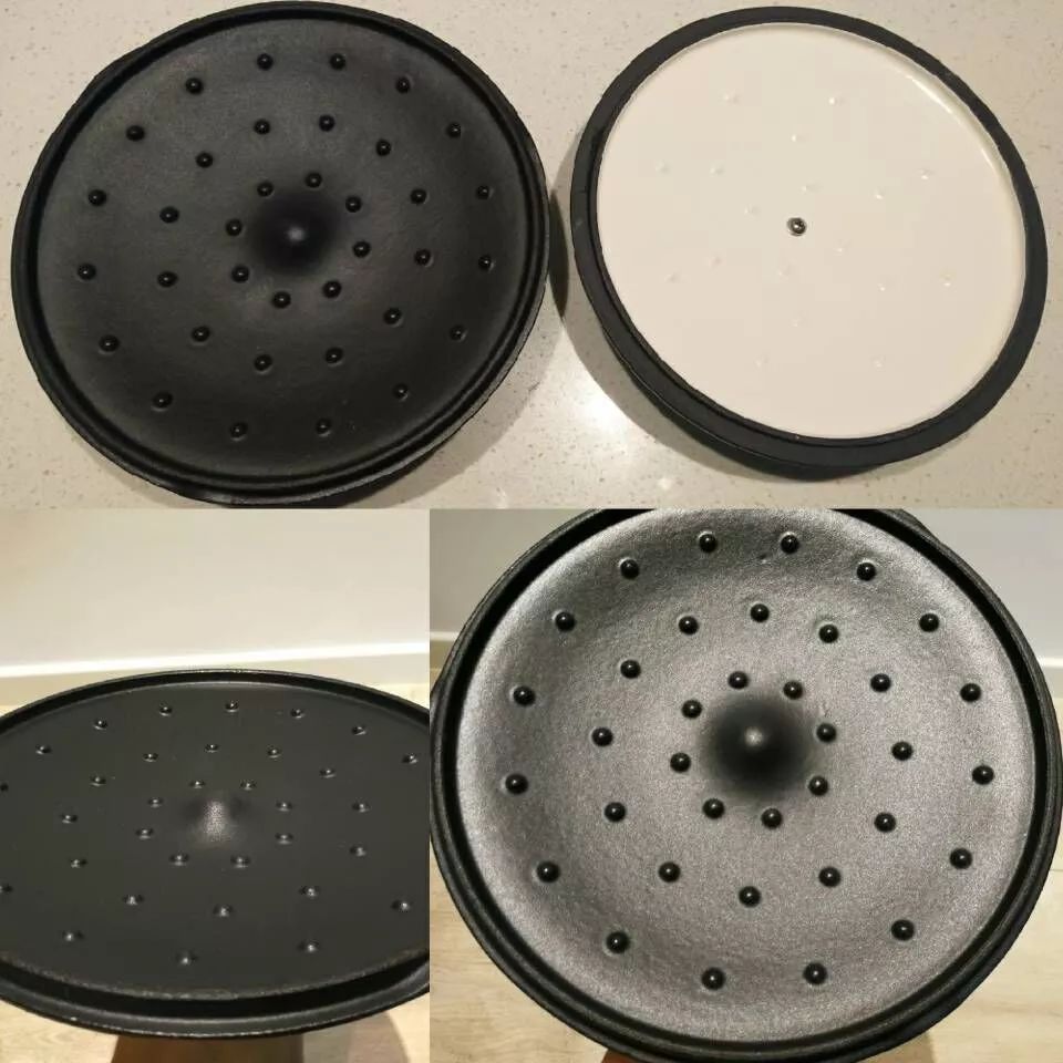 轻奢辛西娅22cm珐琅铸铁炖锅,20cm宝石蓝渐变色铸铁珐琅炖锅