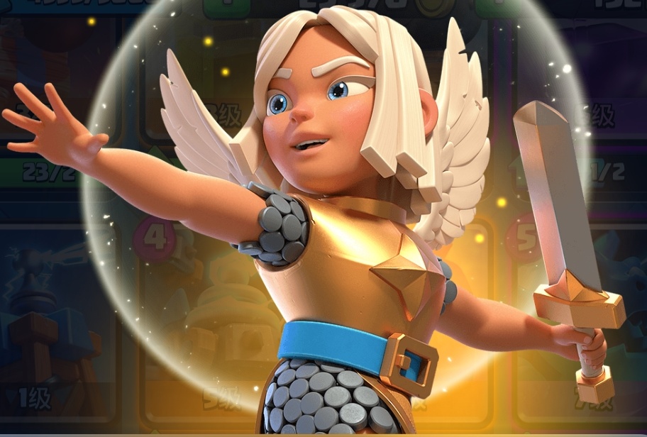 皇室战争专克战斗天使的卡组,皇室战争天使流打法