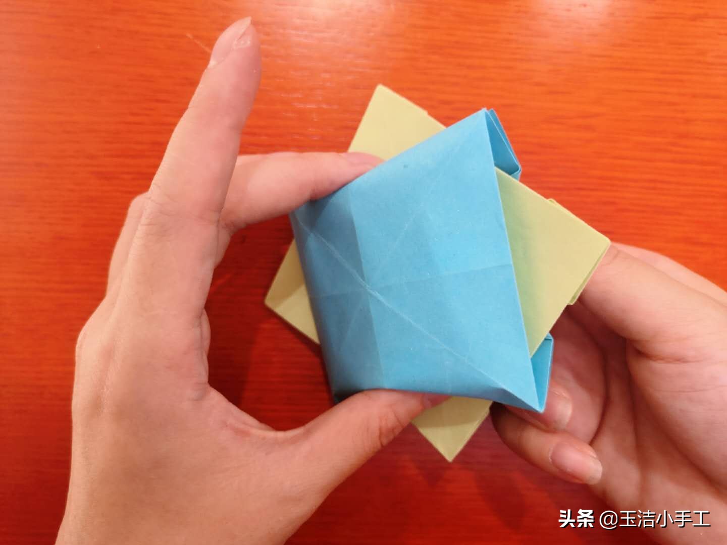 花篮纸折法超级无敌慢动作,花篮怎么折只用正方形的纸