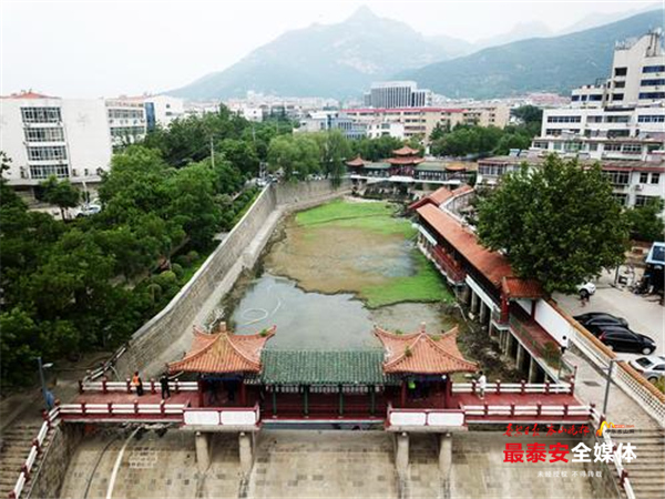 泰城水生态环境治理,泰城夜景照片