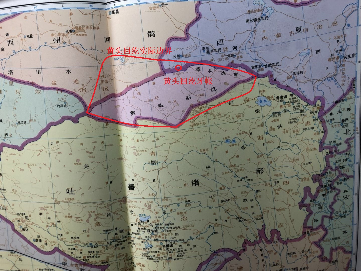 黄头回纥地图,黄头回纥