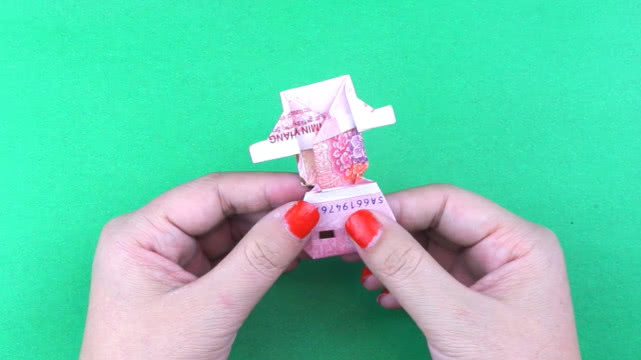 如何用一元折财神爷,百元财神爷折纸教程