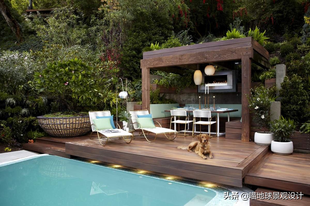 100款庭院廊架图片,中式庭院亭子设计效果图