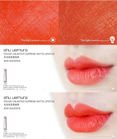 3ce橘色系透明口红推荐,兰蔻橘色系口红色号196